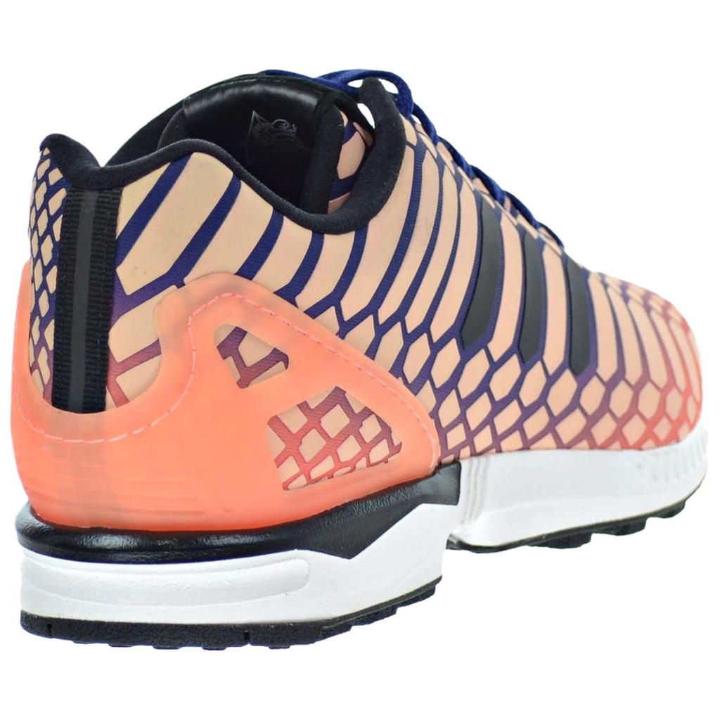 adidas Оригинальные ZX Flux Sunglo Удобные Универсальные Повседневная Обувь для Стиля Жизни Женские кроссовки Розовый Оранжевый Черный AQ8230