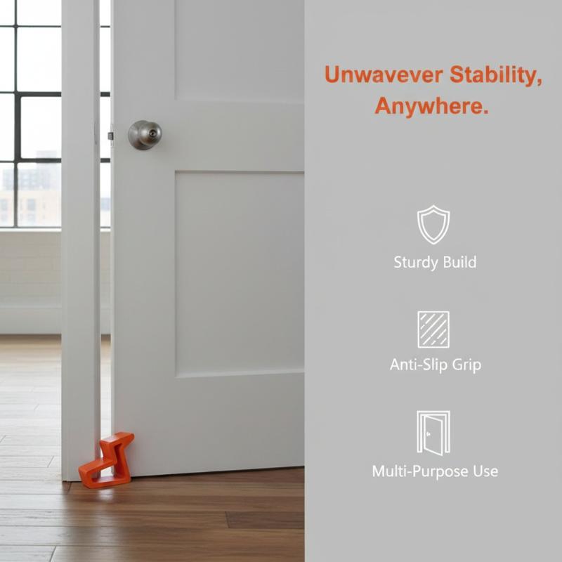 1/2/4pcs Window Stoppers Anti-Collision Door Clamps Sturdy Plastic Track Clip Fixer Balcony Isolators Indoor Ventilation Tools