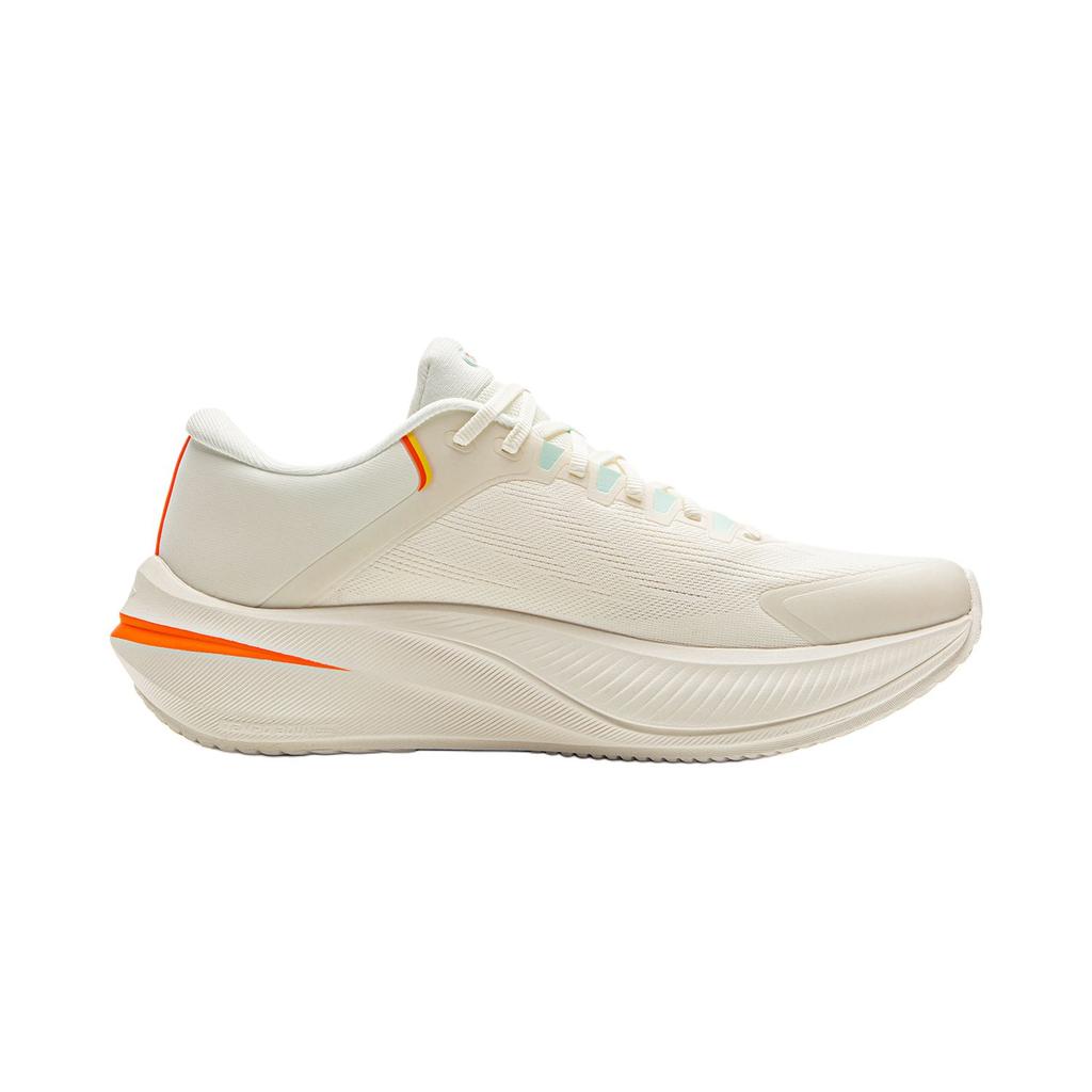 Li Ning Yueying 5 Амортизирующие износостойкие увеличивающие рост низкие беговые кроссовки мужские цвет слоновой кости ARHV015-9