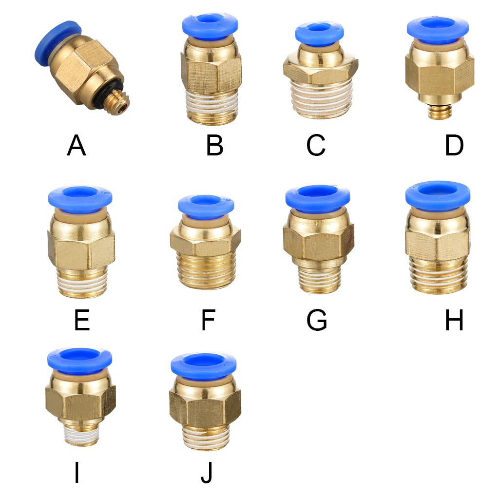 10 шт. Домашний портативный резьбовой интерфейс пневматический шланговый соединитель многоразовые быстроразъемные трубные соединители оборудование