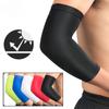 1 PC Breathable Arm Support Sleeve Sun UV Protection Basketball Running Fitness Armguards Sports Compress Elbow Pads Men & Women