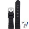 Фторкаучуковый ремешок 24 мм для Luminox XS3749 3789 3741 3745 Мужской Водонепроницаемый Силиконовый Браслет Аксессуары для Часов с логотипомMN