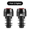 WEST BIKING Bicycle Bar End Light Rear Light Mini Bike Plugs Warning Light 3 Modes Bike Light For Night Riding Bike Accessories