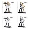 Abstract Dancer Statue Resin Miniatures Figurine Sculpture  Wine Cabinet Entrances