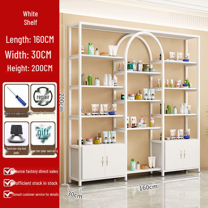 Multifunctional Light Luxury Display Shelf for Cosmetics & Nail Art