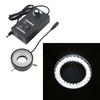 40 LED Ring Light Lamp for Illuminator Lighting Sourse Fiting for Industry Stereo Microscope Camera with Power Adapter