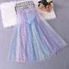 Sequins Girls Princess Cape Cute Girl Tulle Cloak New Children Costume Cloak  Carnival Party