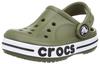 Сандалии-сабо Crocs Bayaband, для малышей, цвет хаки, 14 см