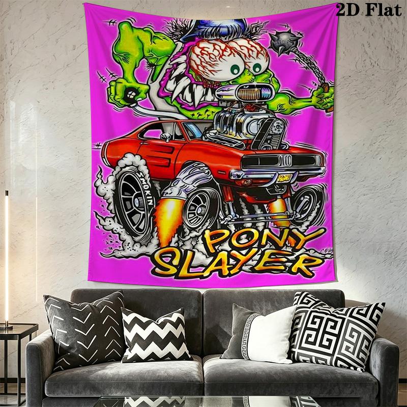 Rude Rat 2D Flat Wall Tapestry Tapestry Background Cloth Wallmounted Wall Covering Decoration Background Cloth Work Of Art