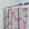 Bright Dragonfly Printed Shower Curtain Waterproof Fabric Bathroom Decor Hanging In Various Sizes Customizable Size Options Avai