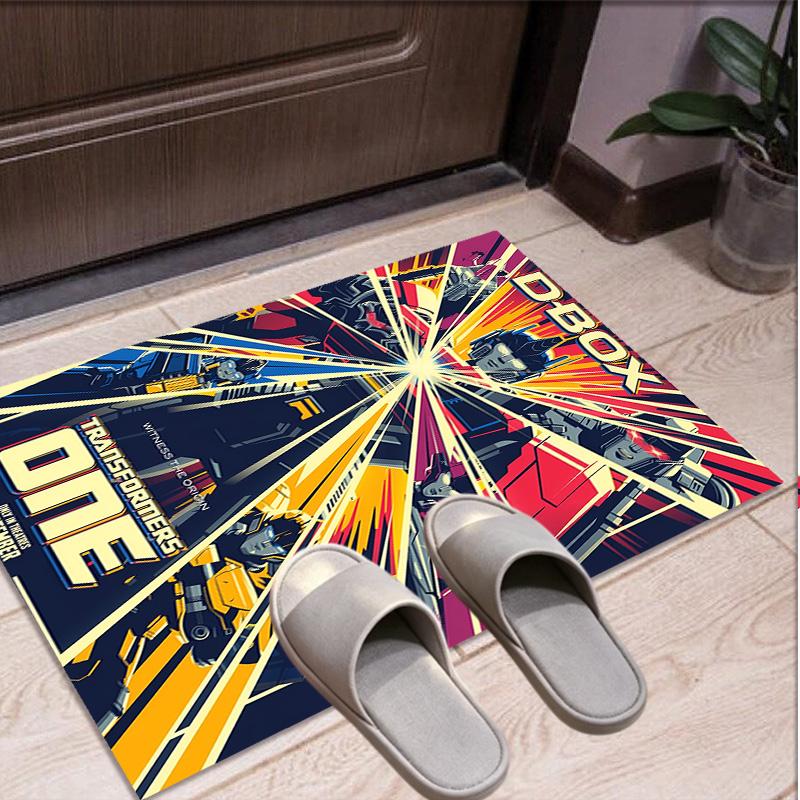 Transformers Pattern Rug, Indoor/Outdoor Mat, for Picnic, Gameroom, Bedroom, Office, Living Room, Home Decor Carpet, Birthday Gift