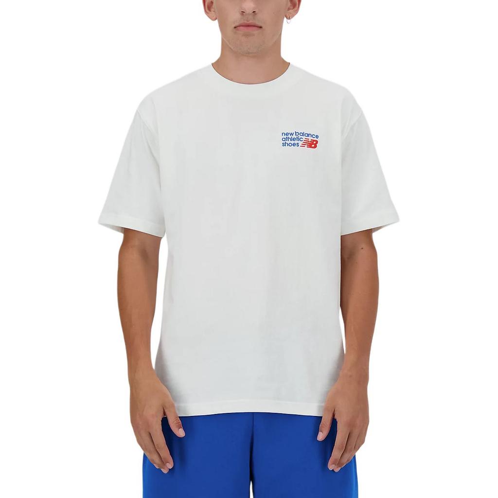 New Balance Спортивная футболка с премиальным логотипом MT41908-SST