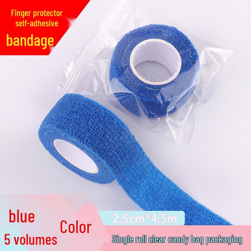 Sports Finger Protector Self-Adhesive Bandage: Finger Wrap Tape & Wrist Support for Basketball/Badminton