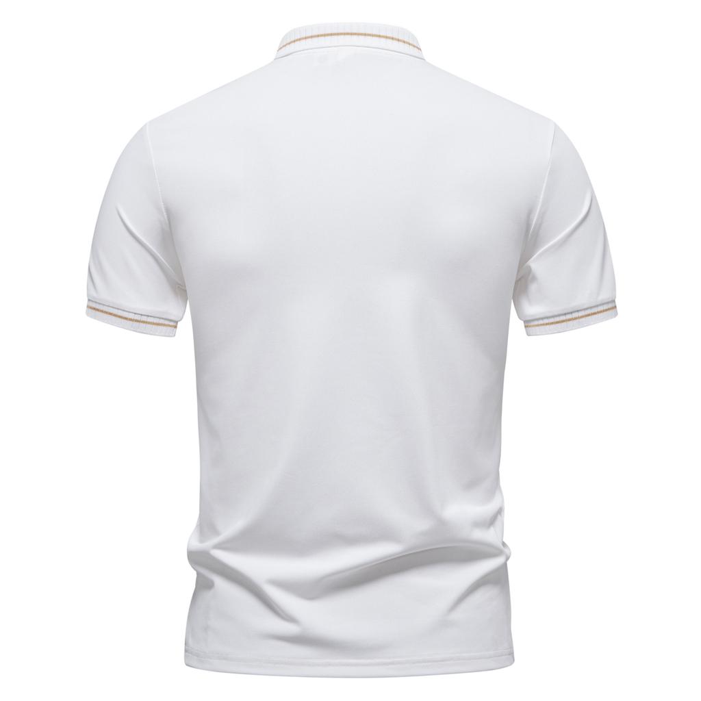 Camel 2025 Лето Новая спортивная повседневная футболка для гольфа с вышитыми лацканами, влагоотводящая и потоотводящая рубашка поло