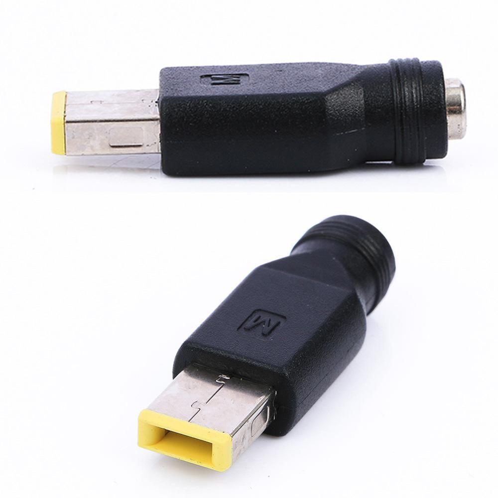 5.5 × 2.1/ 2.5mm To Square for Yoga 11S Etc Converter Laptop Adapter Power Charger Plug Connectors