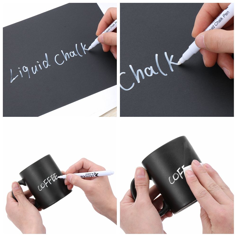 1/5/10 pcs Environmental Windows Metal Plastics Glass Pen White Liquid Chalk Marker Chalkboard