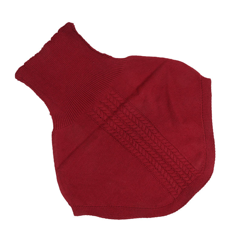 Women's High Neck Shoulder Warmer - Pullover Shawl Collar Scarf for Cervical & Shoulder Protection In Cold Weather