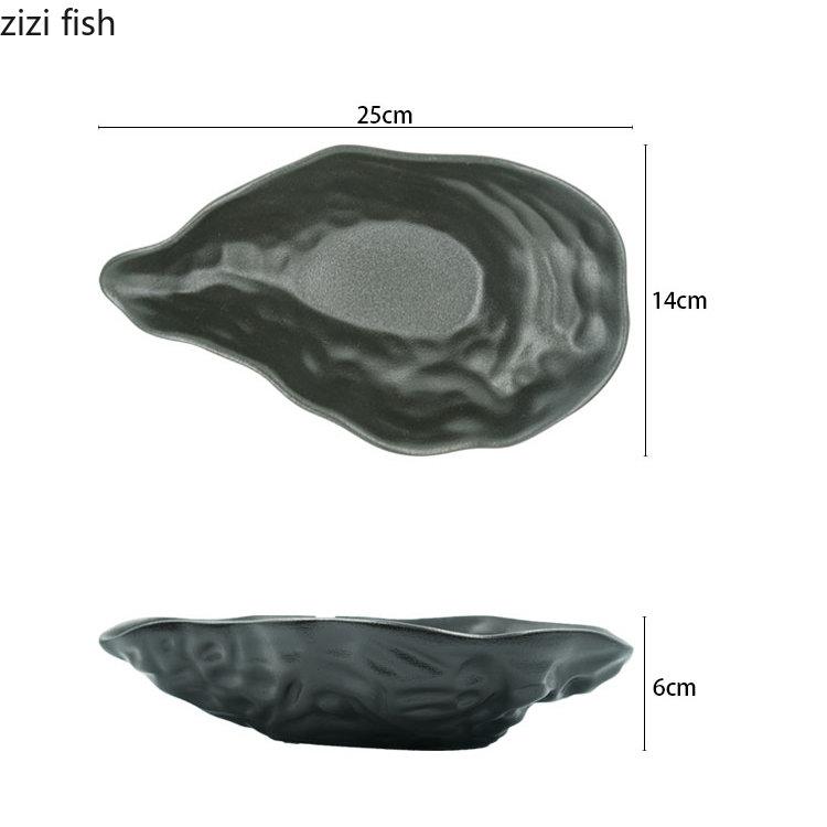 Керамическая миска Oyster Обеденная тарелка Суповые тарелки Фруктовые тарелки Салатницы Миска для лапши Посуда для ресторана Диск для сашими Десертная тарелка