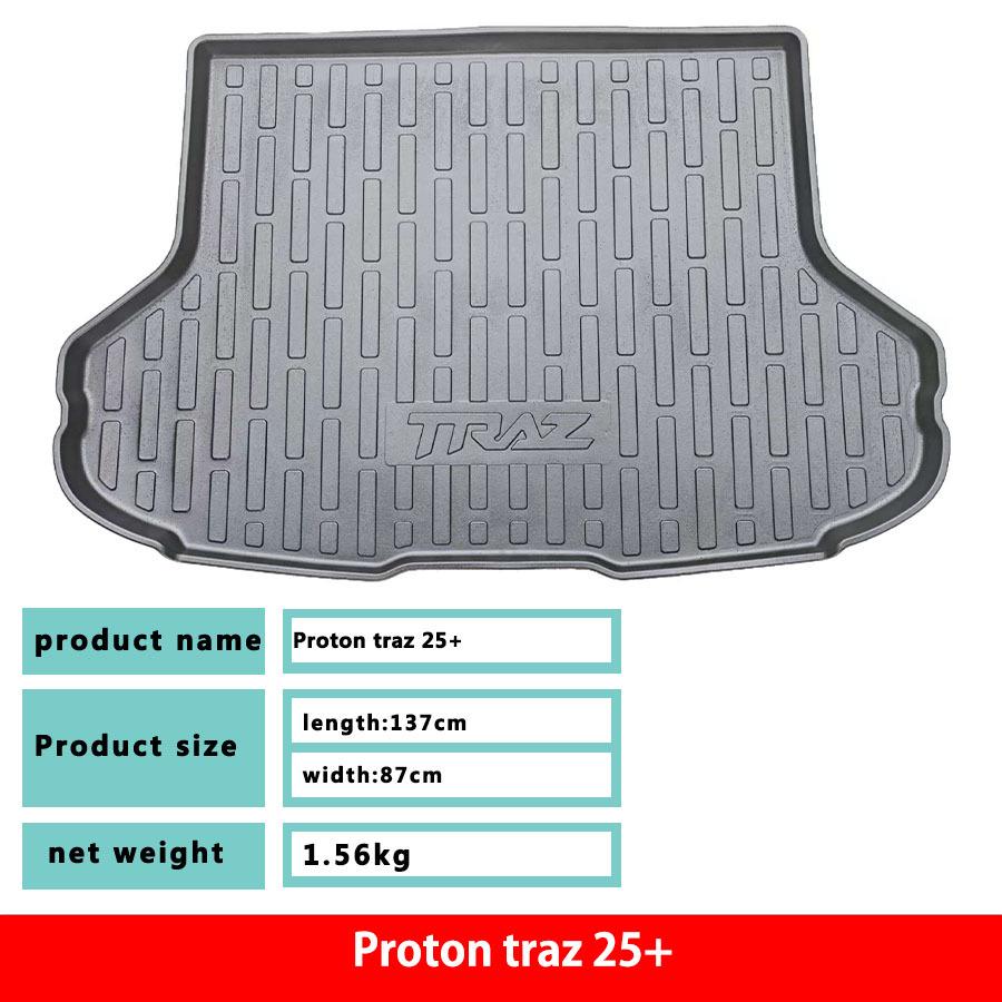 Durable Waterproof Eco-friendly TPE Trunk Mat for Proton TRAZ Models (25+).