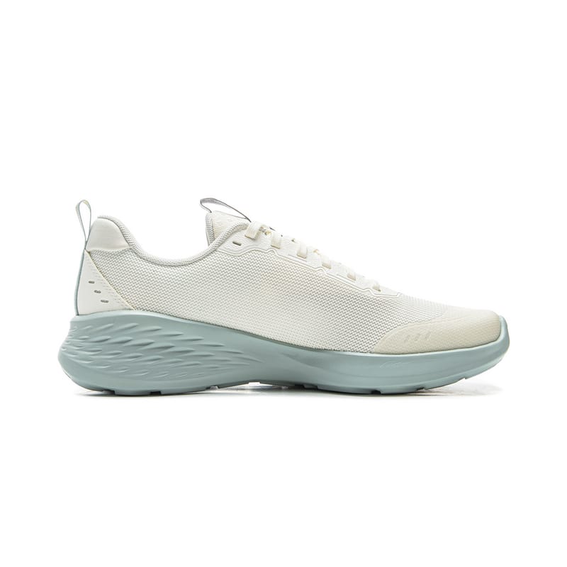 Li Ning Light Cloud Амортизация Скользкие Устойчивые к истиранию Легкие Низкие Беговые кроссовки Мужские Цвет слоновой кости ARSV037-11