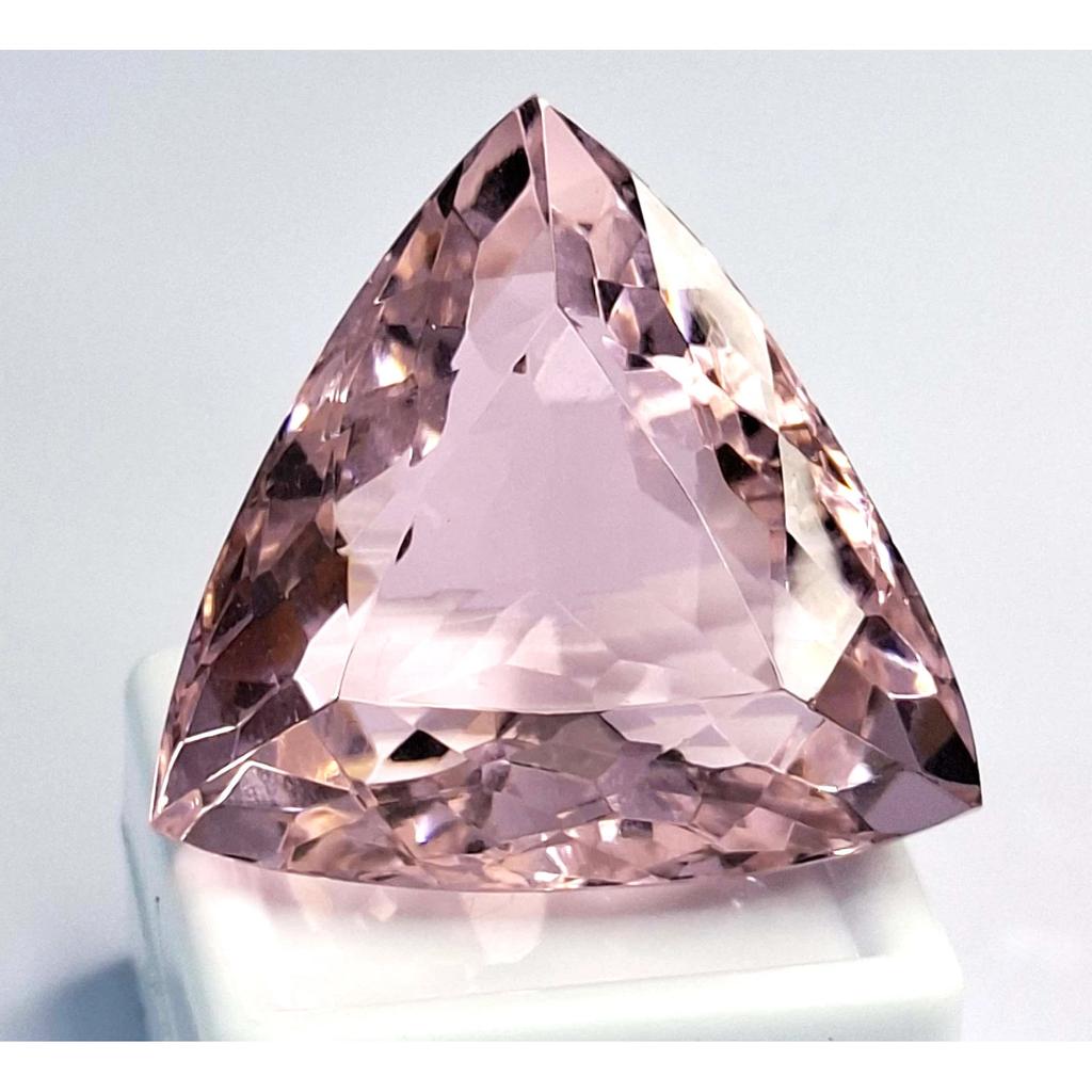 Trillion Cut Natural Light Pink Topaz 104-106 Ct Fabulous Certified Gemstone