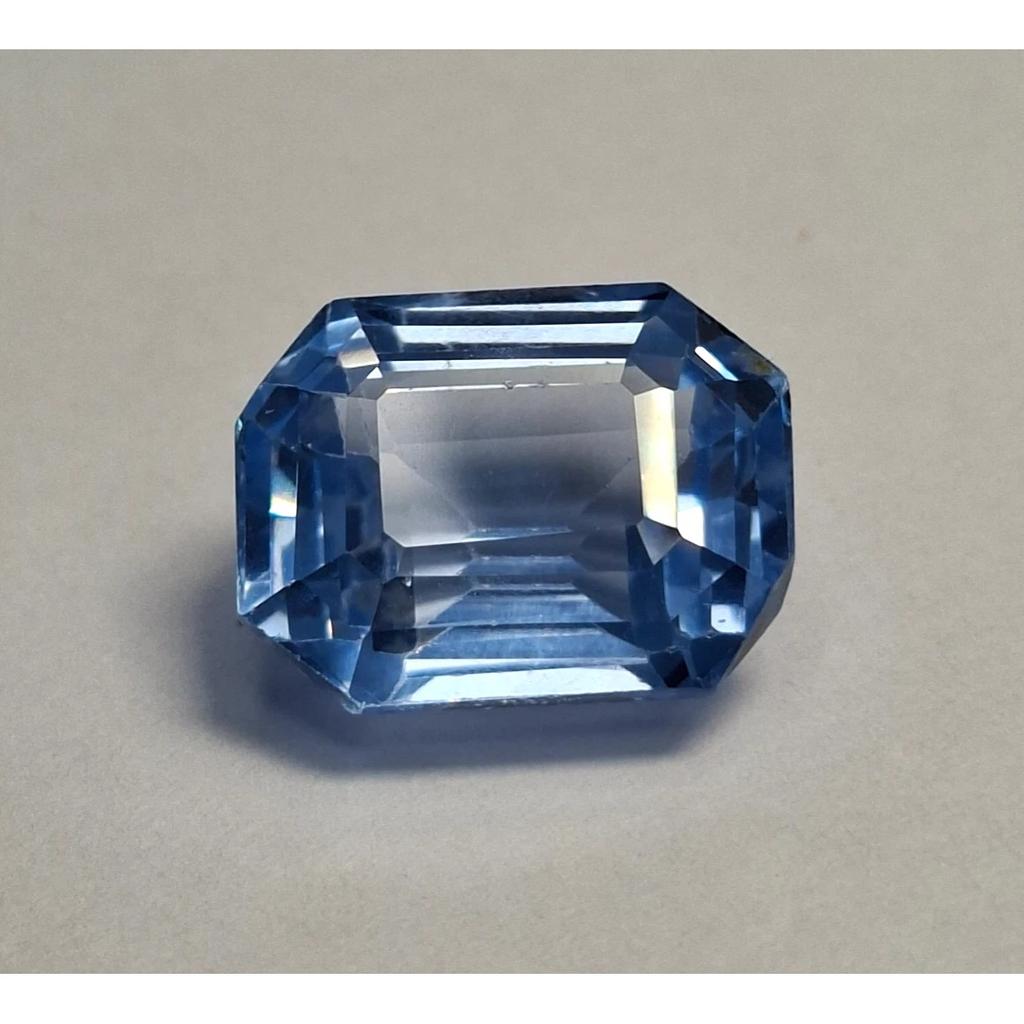 Emerald Cut Natural Aquamarine Blue 15-17 Ct Beautiful Certified Loose Gemstone
