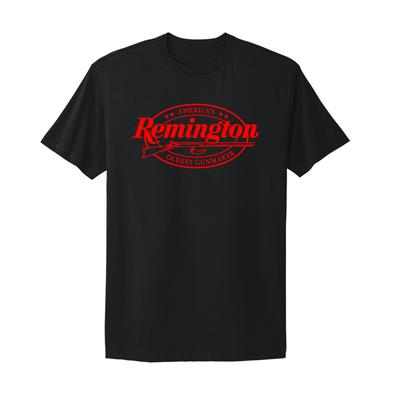 Футболка Remington Logo Guns Firearms Riffles Черная Красная