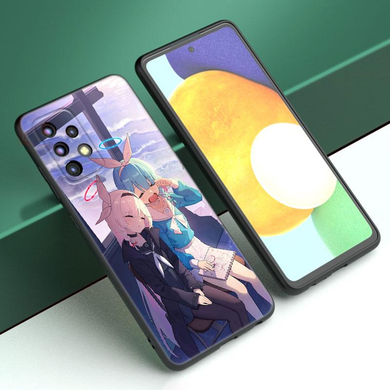 Blue Archive Game Phone Case For Samsung A13 A22 A24 A32 A23 A25 A34 A35 A52S A53 A54 A55 A73 5G A12 A14 A15 A31 A33 A50 A51 A72