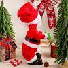 Счастливая Тверкающая Кукла Санта Клауса Забавная Танцующая Анимированная Рождественская Плюшевая Игрушка Электрическая Музыка Поющий Санта Клаус Рождественские Украшения