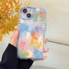 Art Abstract Graffiti Luminous Phone Case For Iphone 14 13 11 12 Pro Max X Xr Xs Max Clear Silicone Shockproof Bumper Cover Case
