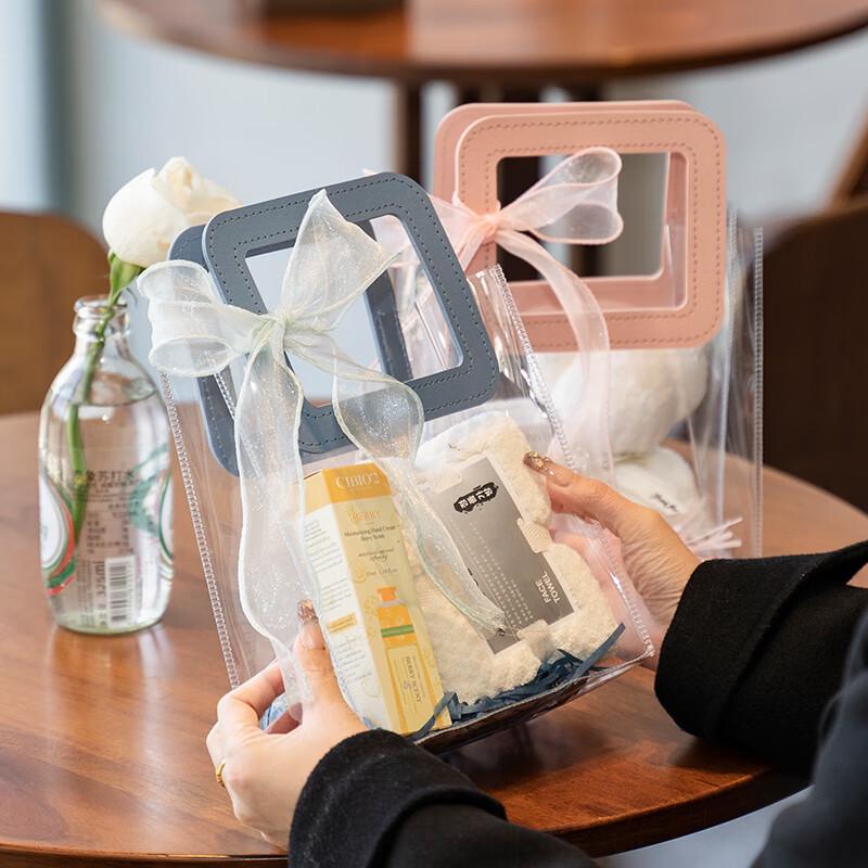 Прозрачная подарочная сумка-тоут