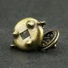 Lucky Home Decoration for Incense Gold Copper Disc Censer Brass Incense Burner Incense Seat Indoor Household Decoration Desktop