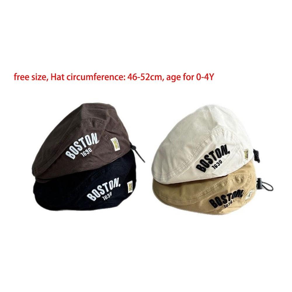 BOSTON Embroidery Peaked Cap Lightweight Sun Hat New Forward Hat 0-4Y