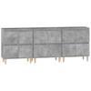 Sideboards 3 pcs Concrete Grey 60 x 35 x 70 cm Particleboard