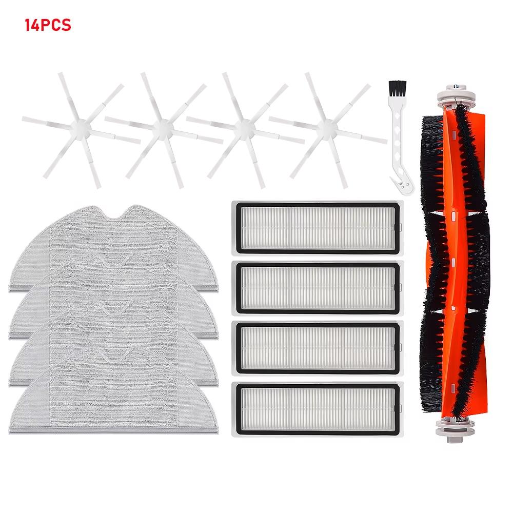Запасные части для Xiaomi Mijia 1C 1C 1T STYTJ11ZHM Mi Mop Mop 1 Pro+ для Dreame F9 Бак для воды Тряпка для швабры Пылесборник HEPA-фильтр Боковая щетка