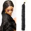 Synthetic French Curly Braiding Hair Extensions Long Loose Braiding Curly Spiral Hair For Women Cosplay Wear