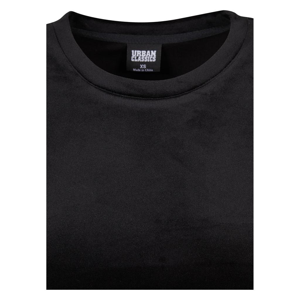 Urban Classics Womens/Ladies Velvet Short T-Shirt
