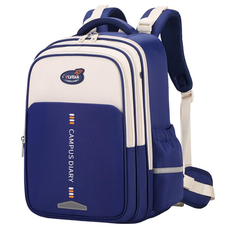2026 New Kid Backpack Primary Student Schoolbag Boys Girls Fashion Casual Daypack Large Spine Support Waterproof Oxford Rucksack