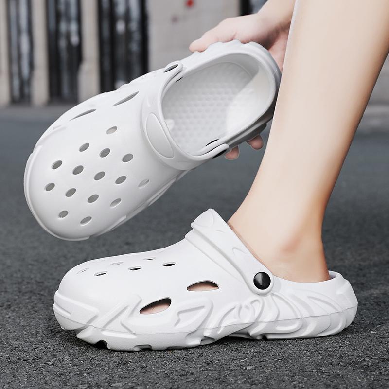 Сандалии, тапочки для мужчин, обувь для мужчин, модные вентилируемые, износостойкие, мягкие и удобные, унисекс, нескользящие в помещении и на улице.