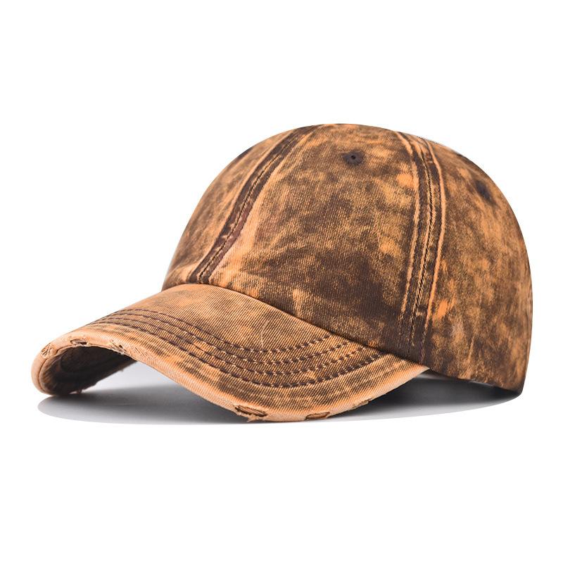 Personalized Hole Baseball Cap Men's and Women's Four-season Cowboy Hat Simple and Versatile Sunshade Cap