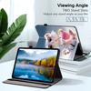 Чехол из искусственной кожи для планшета Samsung Galaxy Tab S7+ (12,4 дюйма)-11 стилей! Прочный, с 2 слотами для подставки, держателем для карандашей и слотами для карт, гибкая задняя крышка из ТПУ