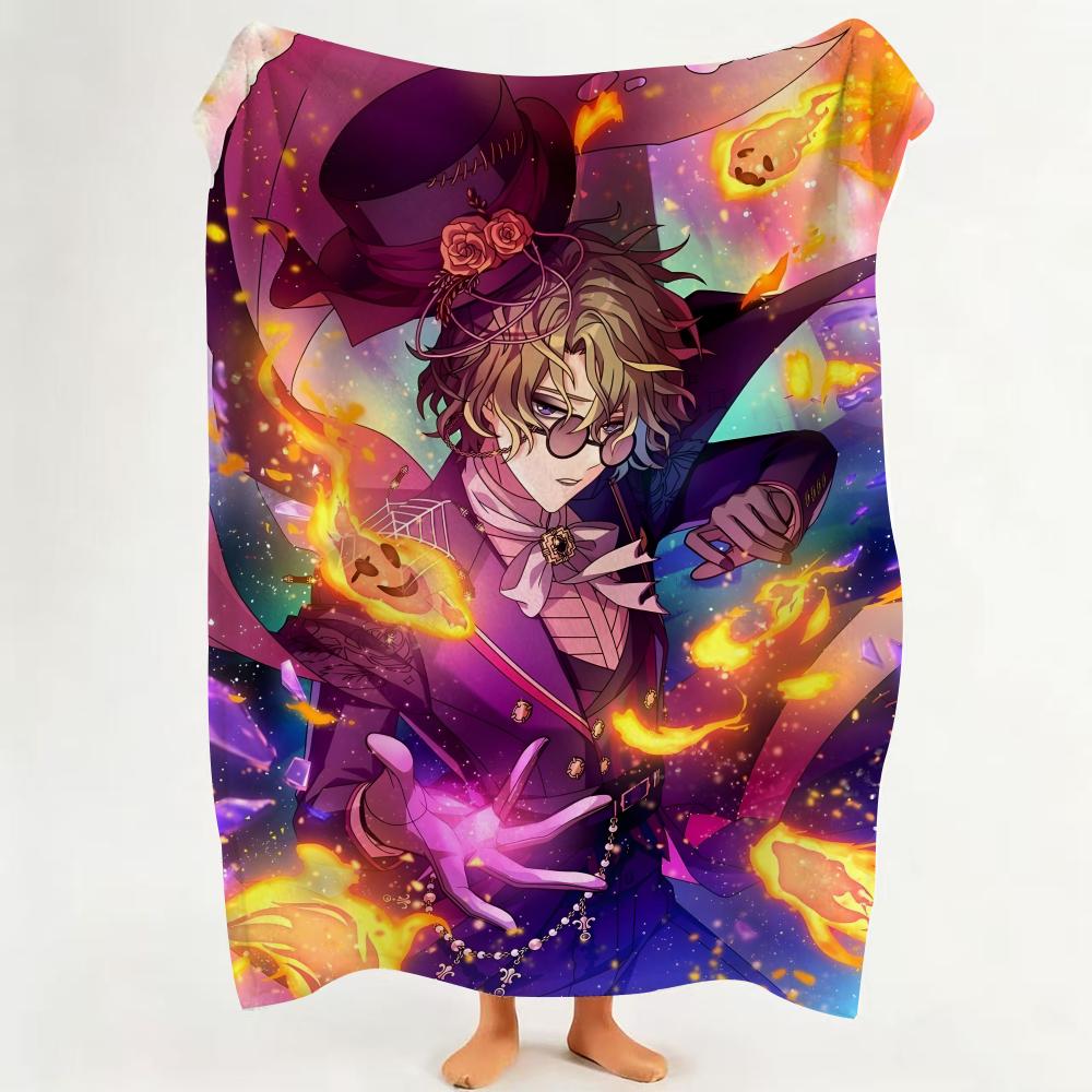 Novel W Wizard's P Promise Flannel Blanket Suitable for Sofa Living Room Bedroom