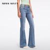 Miss Sixty Женские ретро-джинсы клеш с эффектом потертости