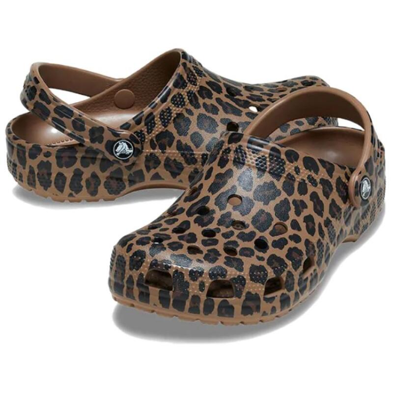 Crocs EVA Удобные и простые туфли с отверстиями Унисекс Коричневые