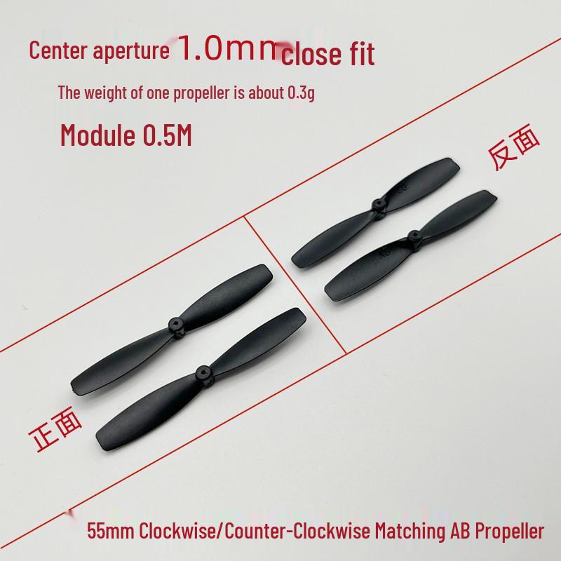 716/720/8520 Hollow Cup Motor Propeller Set for Model Foam Aircraft 816