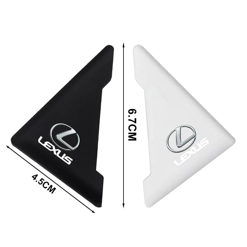 2 шт. Защитная наклейка на угол края двери автомобиля, стайлинг автомобиля для Lexus CT200H ES250 ES300H IS250 IS200 GS300 GX470 LS400 LX470