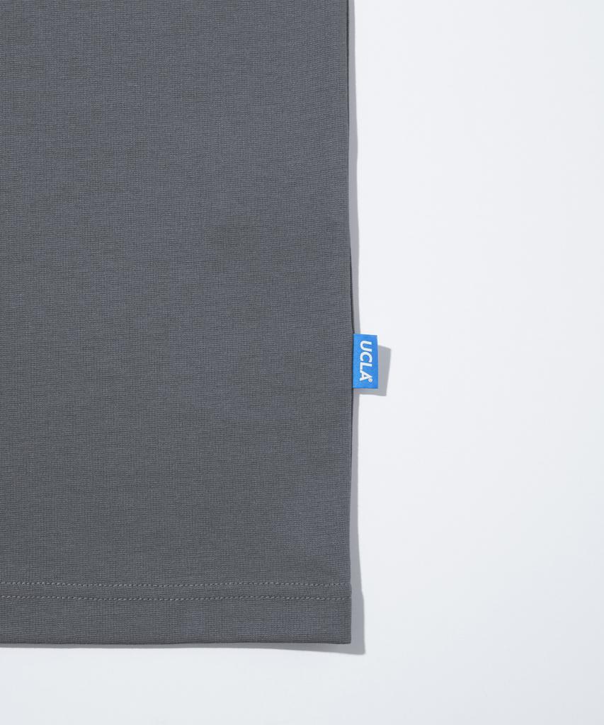 UCLA Unisex Ponte Round Short Sleeve T-Shirt [Dk-Grey](Ubrst82)