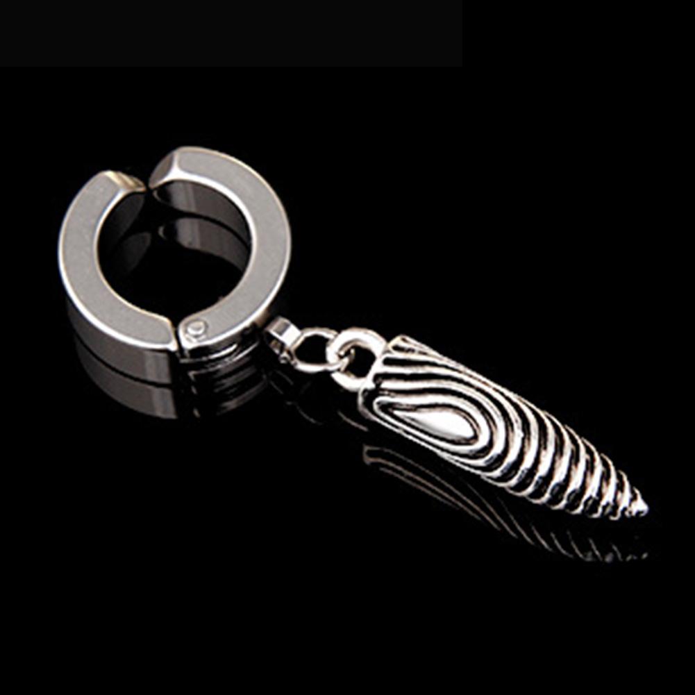 Fashion Rock Style Hypoallergenic Cross Shaped Titanium Steel Ear Clip Accessories