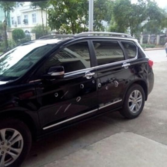 Прохладный Забавный узор с пулевым отверстием Автомобиль Мотоцикл Шлем Велосипед DIY Наклейка Наклейка