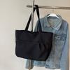 Сумка Женская 2025 Осень Новая Большая Вместимость Сумка-тоут Ретро Простая Холщовая Сумка Повседневная Сумка-мессенджер Прилив